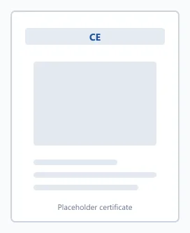 EU CE certification certificate