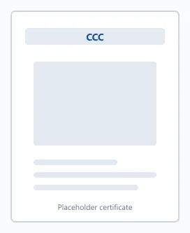 China Compulsory Certification (CCC) certificate
