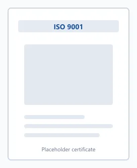 ISO 9001:2015 QMS certification certificate