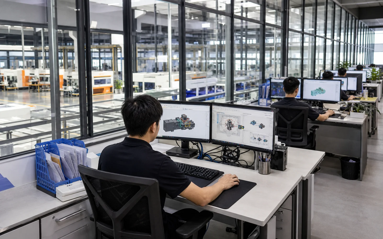 Open office area