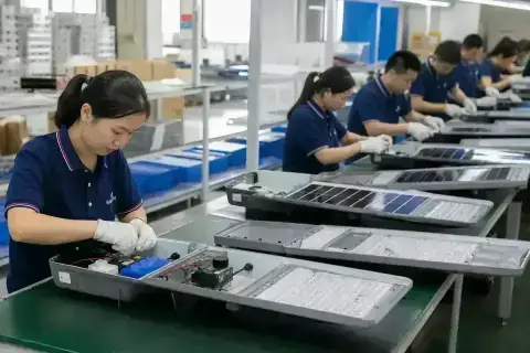 灯体组装产线作业