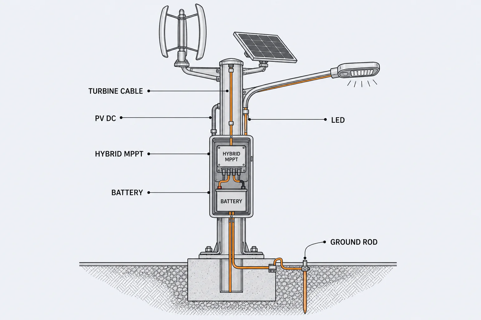 Cable routing & protection
