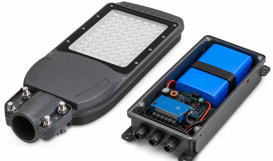 Split Solar Street Light 100W — Luminaire