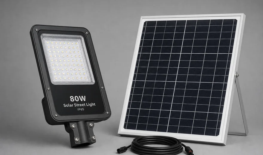 Split Solar Street Light 80W