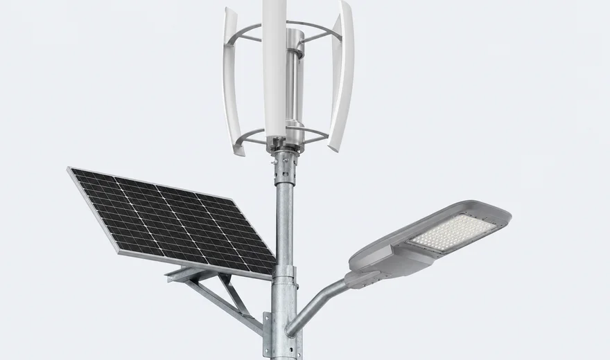 Wind-Solar Hybrid Street Light 120W