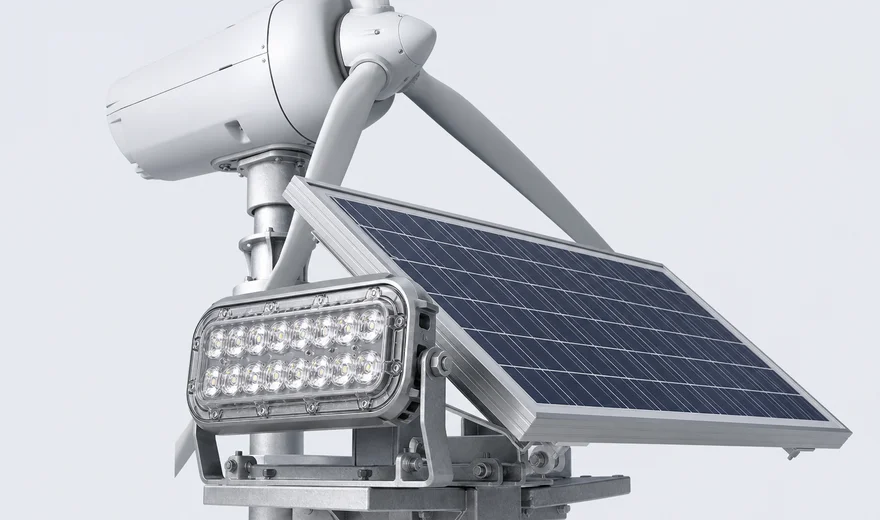 Wind-Solar Hybrid Street Light 120W