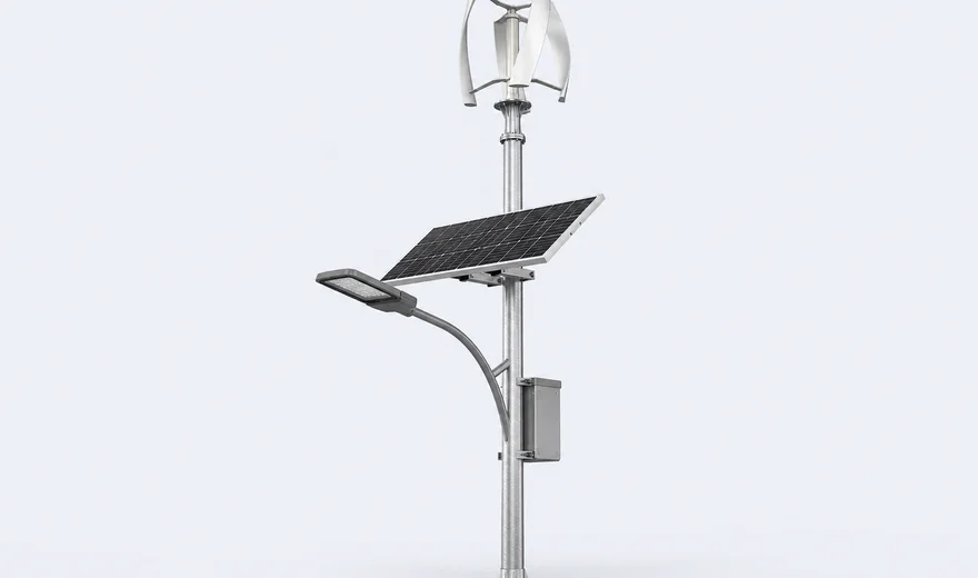 Wind-Solar Hybrid Street Light 60W