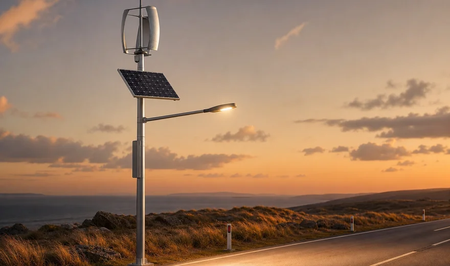 Wind-Solar Hybrid Street Light 60W