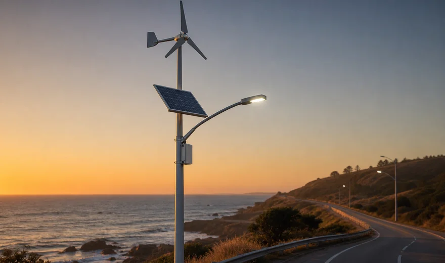 Wind-Solar Hybrid Street Light 80W